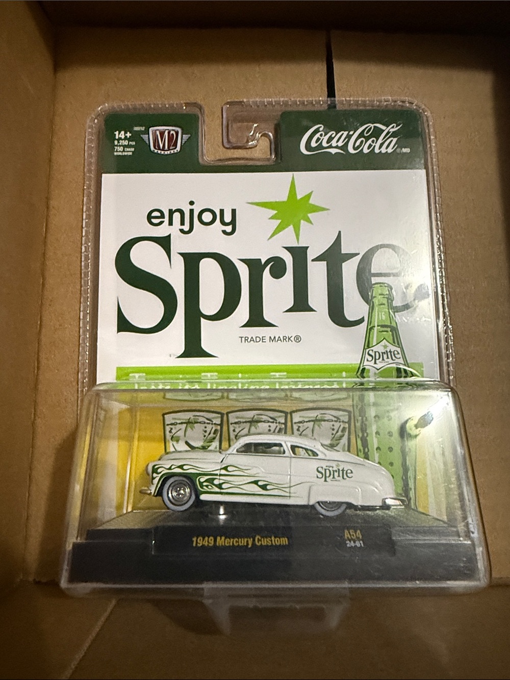 Coca-Cola Sprite 1949 Mercury Custom Die-Cast Car M2 Machines Chase